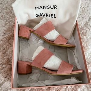 Mansur Gavriel suede sandals
